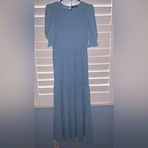 Pale Blue Maxi Dress. Size Medium